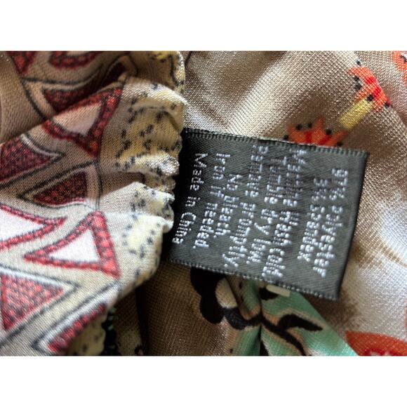 Win Win WinWin Half Sleeve Lace Tunic Paisley Stretch Off Shoulder L / XL - Picture 5 of 6